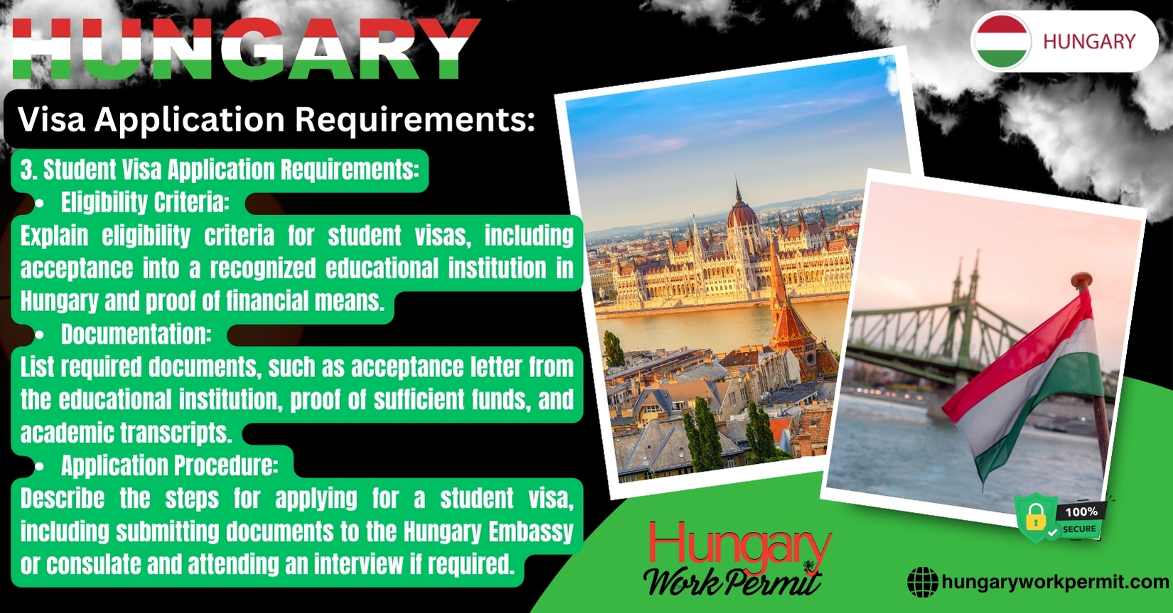 Work Permit and Business Resident Visa Requirements for Citizens of Botswana to Hungary