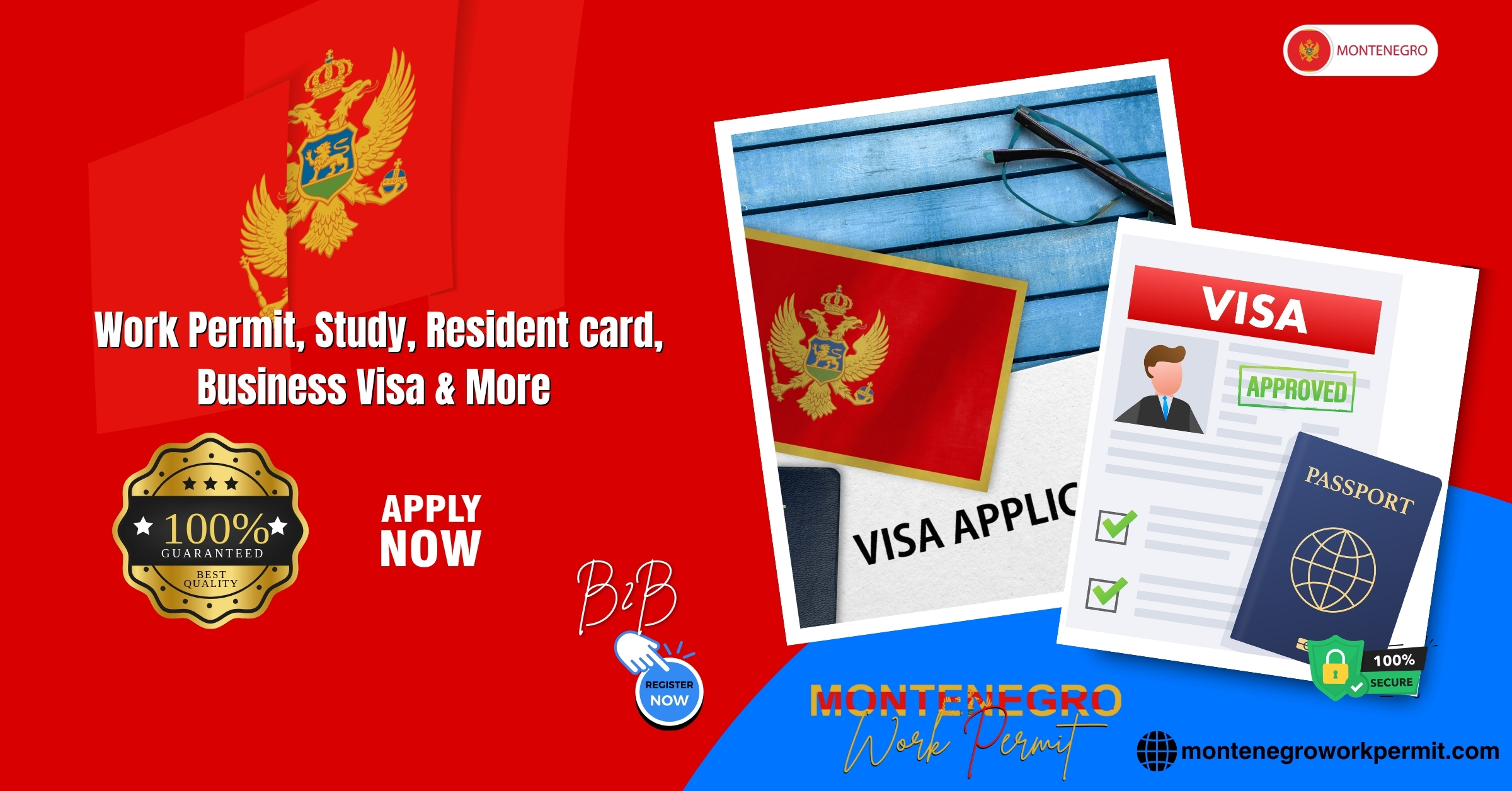 Montenegro Work Permit Visa and Business Resident Visa Requirements for Kenyan Citizens