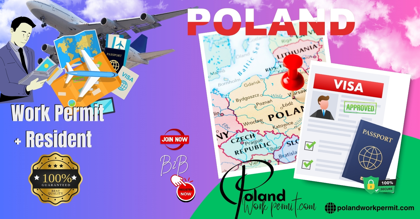 How to Apply for a Work Permit, Student Visa, Business Visa, Investor Visa, and Resident Card Visa from Japan to Poland?