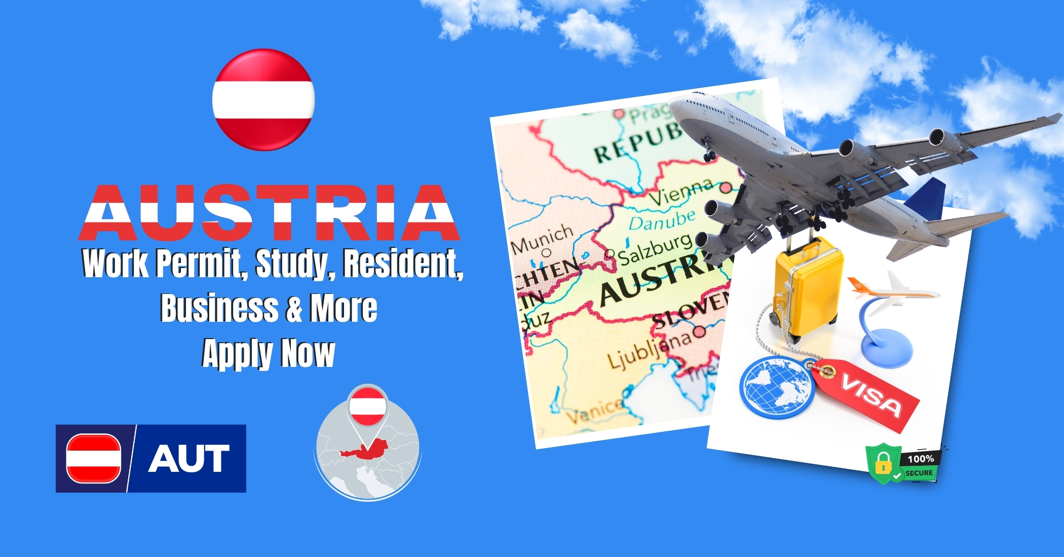 Austria Work Permit, Study, Jobs, and EU Blue Card Visa Requirements from Chad to Austria